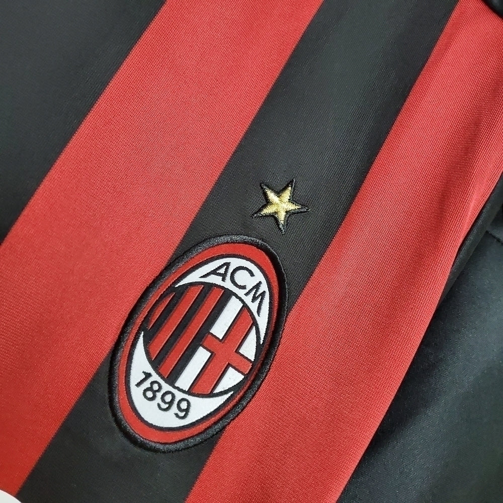 Camisa AC Milan Titular 09/10 - Retrô - Central das Camisas