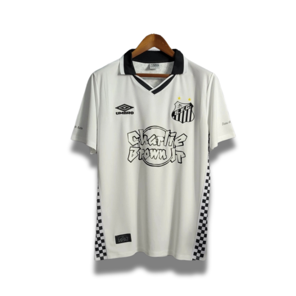 Camisa Inspirada Santos Ed. Especial Charlie Brown Jr. Branca 22/23 - Torcedor Central das Camisas