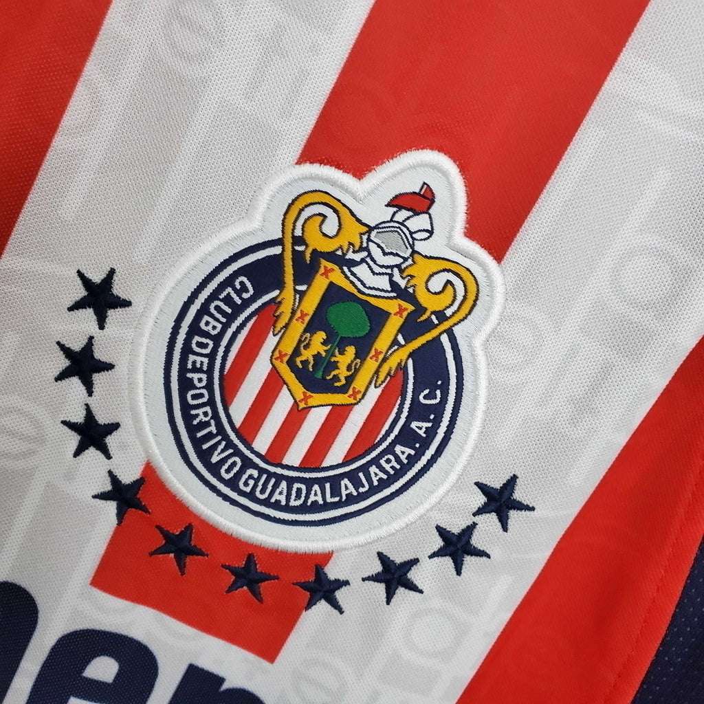 Camisa Chivas Guadalajara Titular 99/00 - Retrô - Central das Camisas