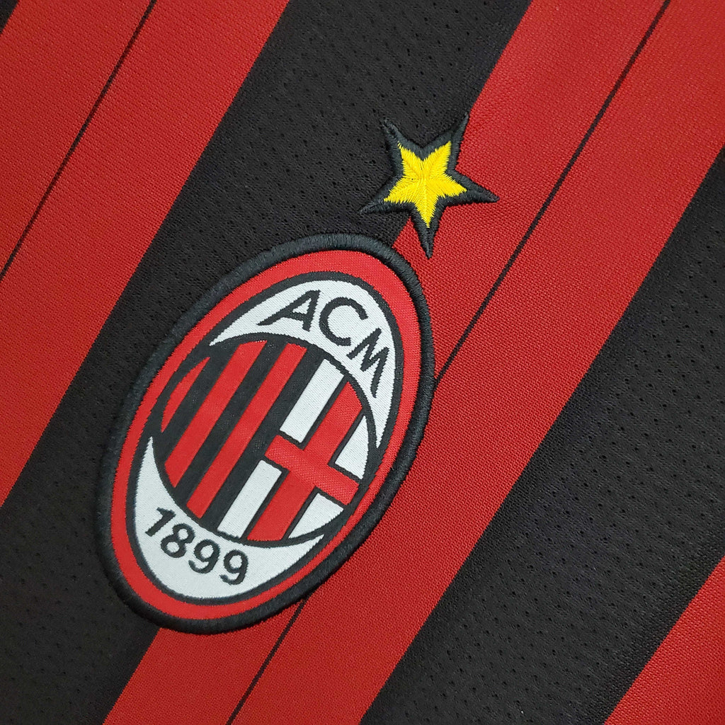 Camisa AC Milan Titular 13/14 - Retrô - Central das Camisas