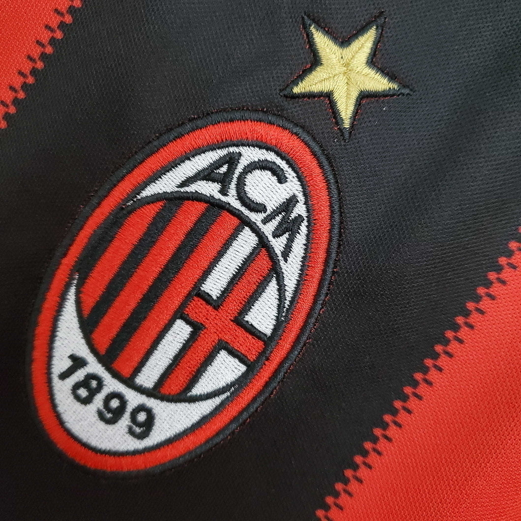 Camisa AC Milan Titular 10/11 - Retrô - Central das Camisas