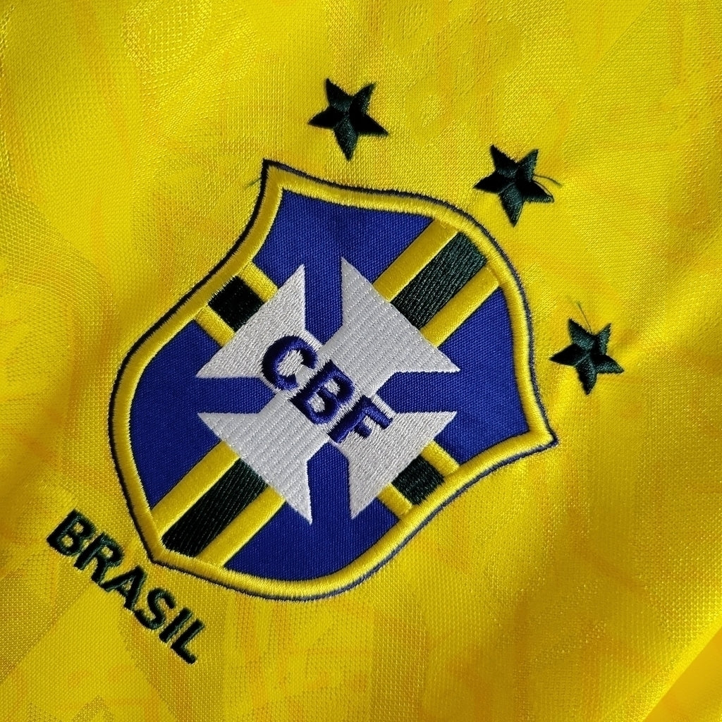 Camisa Brasil Titular 91/93 - Retrô - Central das Camisas