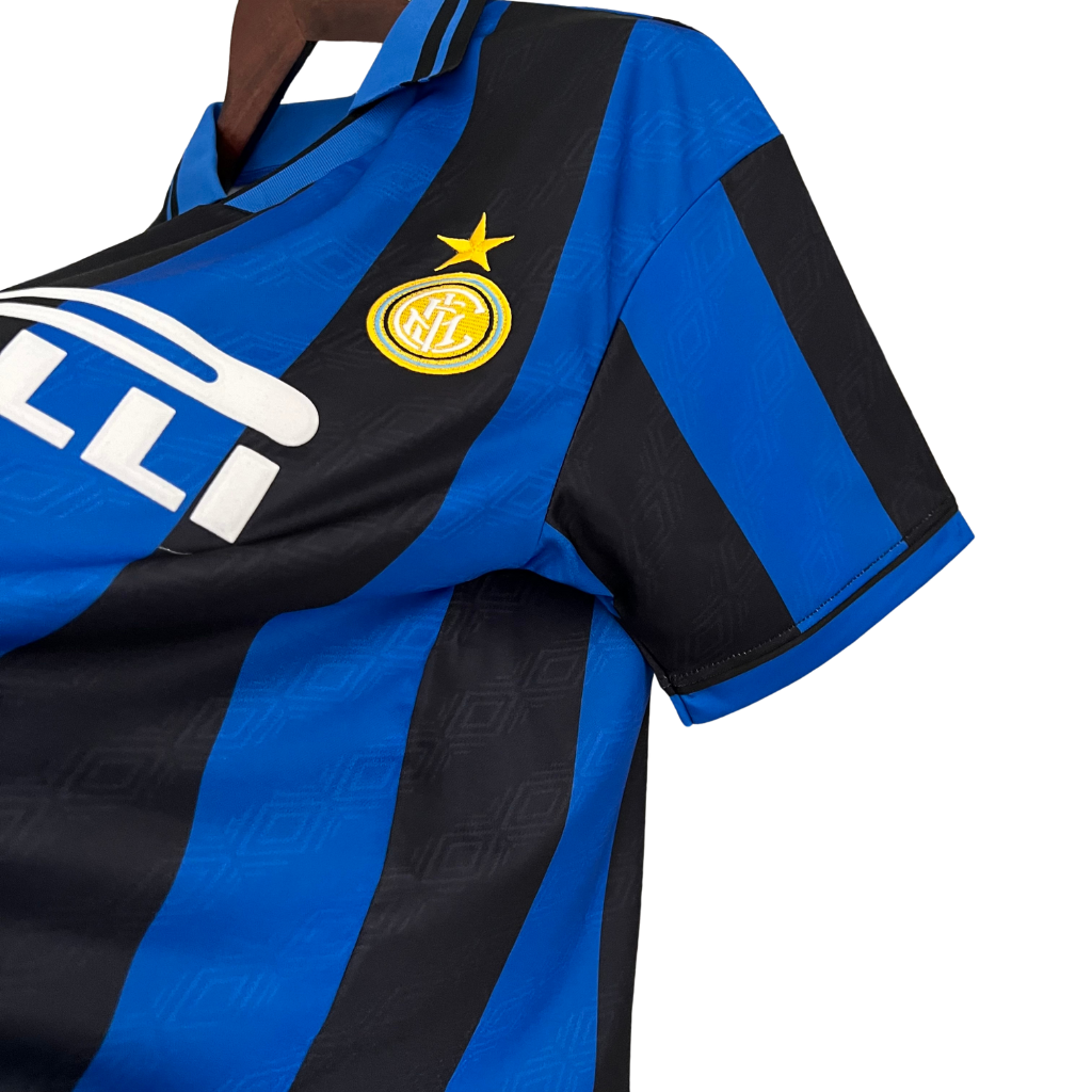 Camisa Inter de Milão Titular 95/96 - Retrô - Central das Camisas