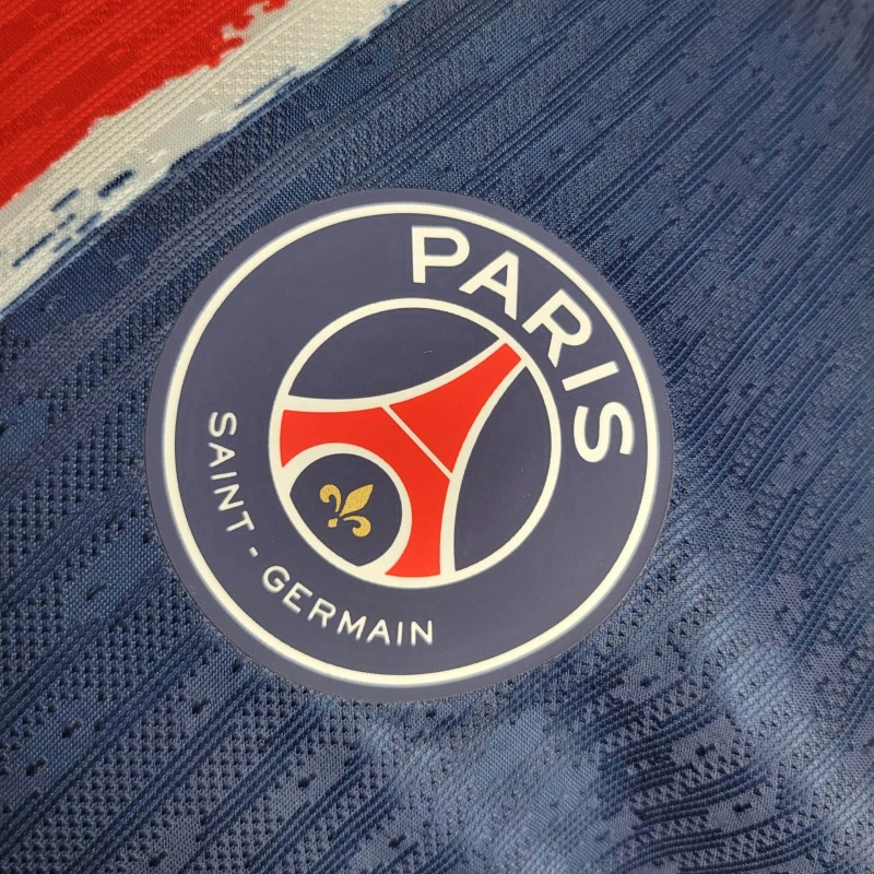 Camisa  Paris Saint-Germain Titular Manga Longa 24/25 - Jogador