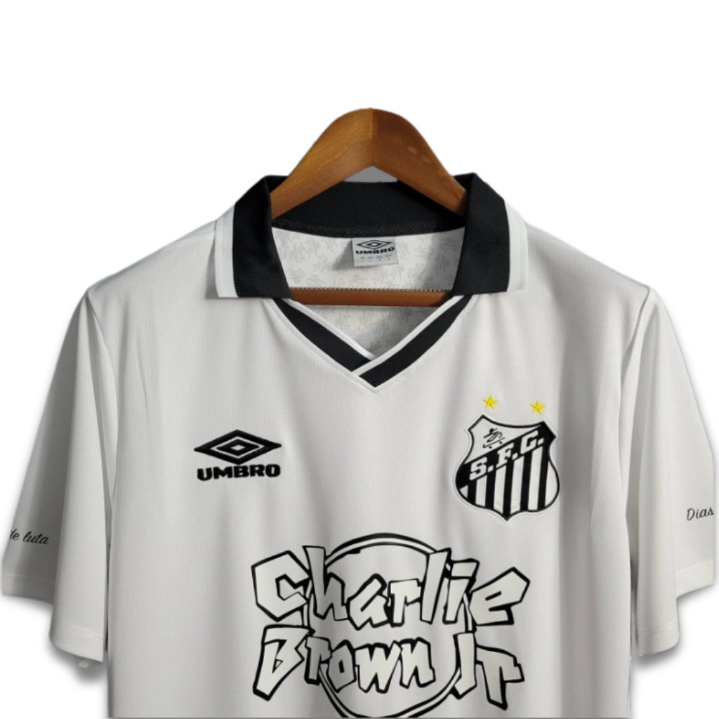 Camisa Inspirada Santos Ed. Especial Charlie Brown Jr. Branca 22/23 - Torcedor Central das Camisas