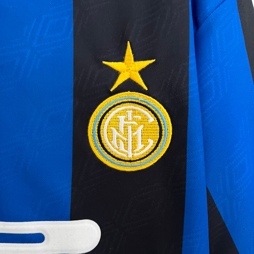 Camisa Inter de Milão Titular 95/96 - Retrô - Central das Camisas