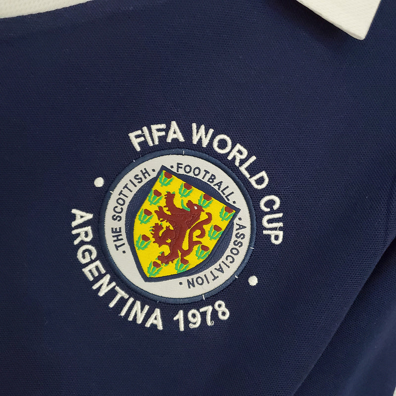 Camisa Escócia Titular 1978 - Retrô - Central das Camisas