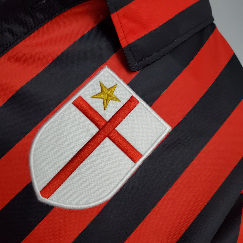 Camisa AC Milan Titular 99/00 - Retrô - Central das Camisas