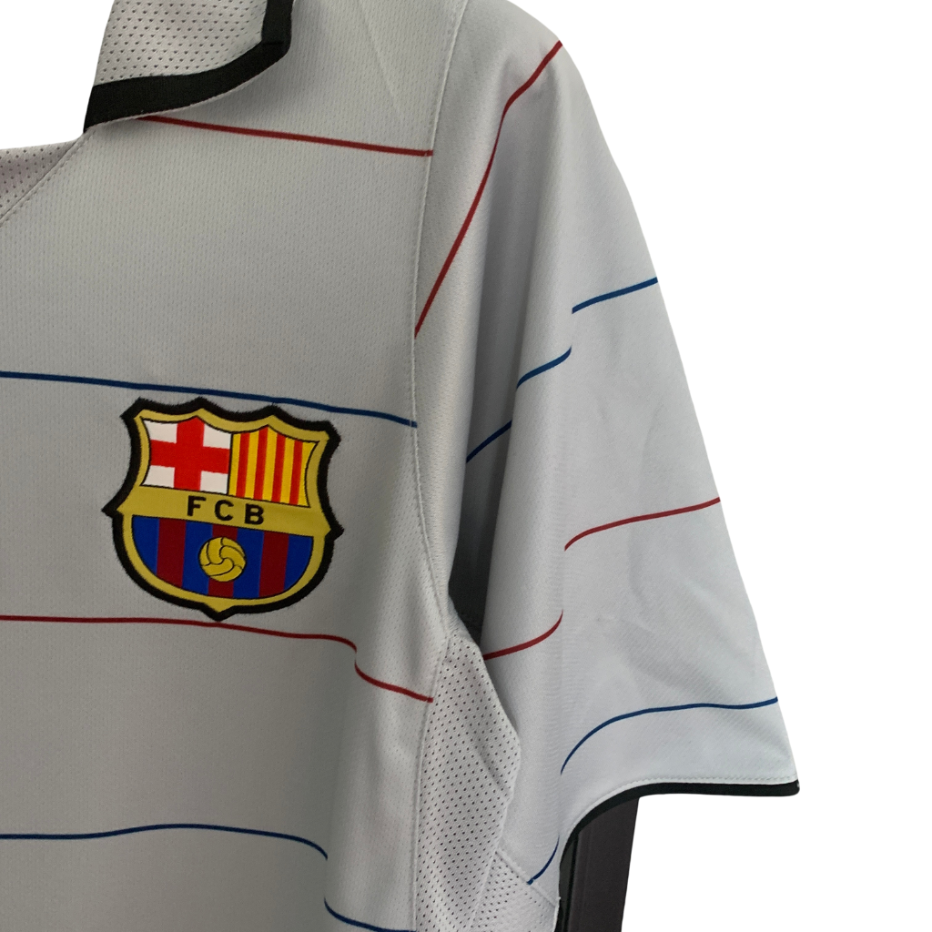 Camisa Barcelona Visitante 03/04 - Retrô - Central das Camisas