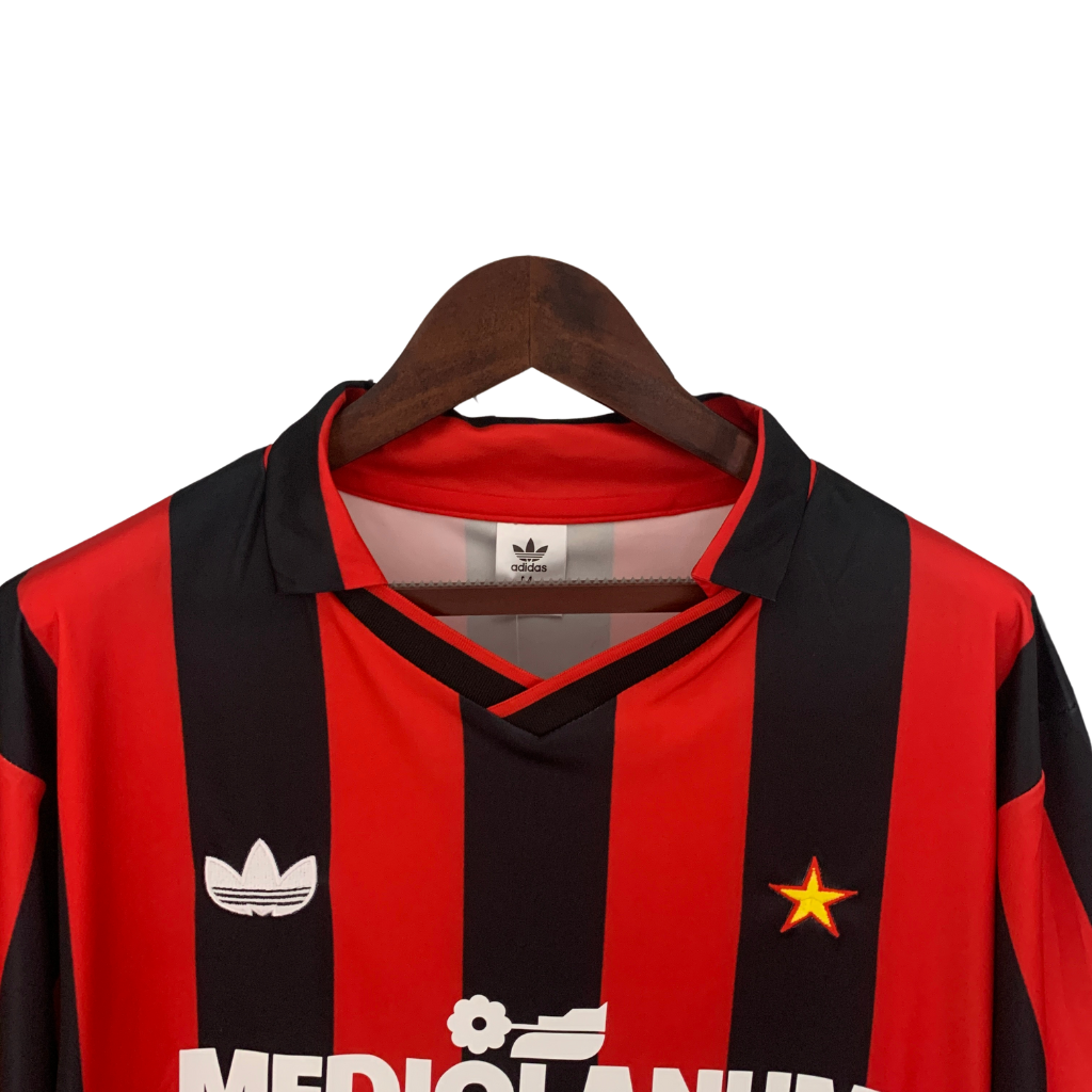 Camisa AC Milan 90/91 - Retrô - Central das Camisas