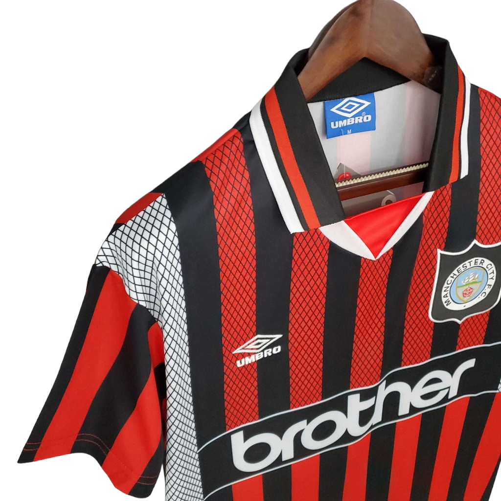 Camisa Manchester City Visitante 94/96 - Retrô - Central das Camisas