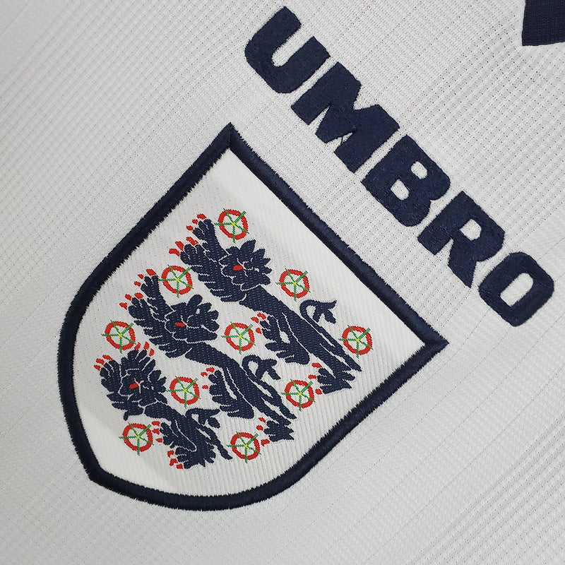 Camisa Inglaterra Titular 1996 - Retrô - Central das Camisas