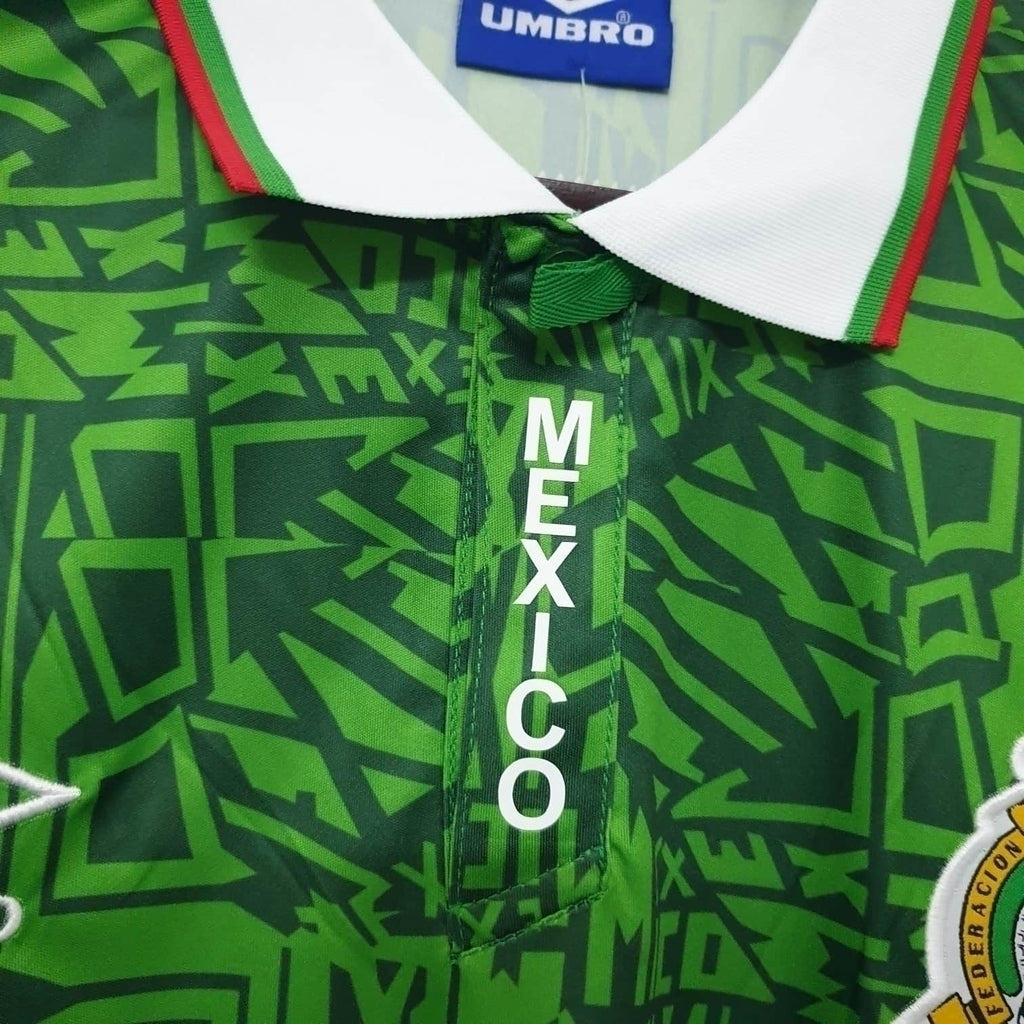 Camisa México Titular 1994 - Retrô - Central das Camisas