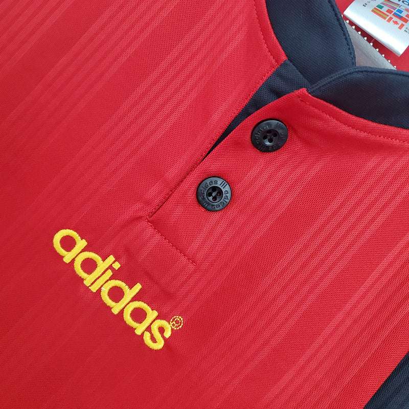 Camisa Espanha Titular 1996 - Retrô - Central das Camisas