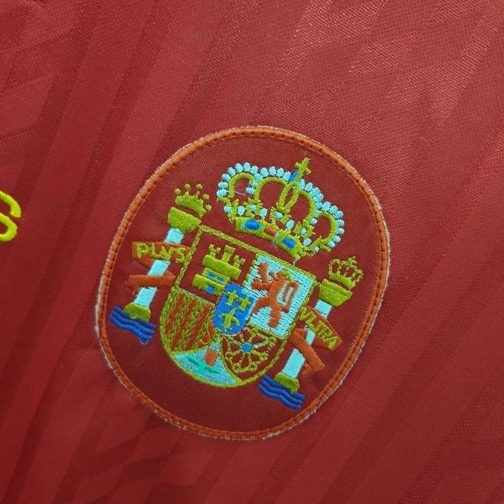 Camisa Espanha Titular 1994 - Retrô - Central das Camisas