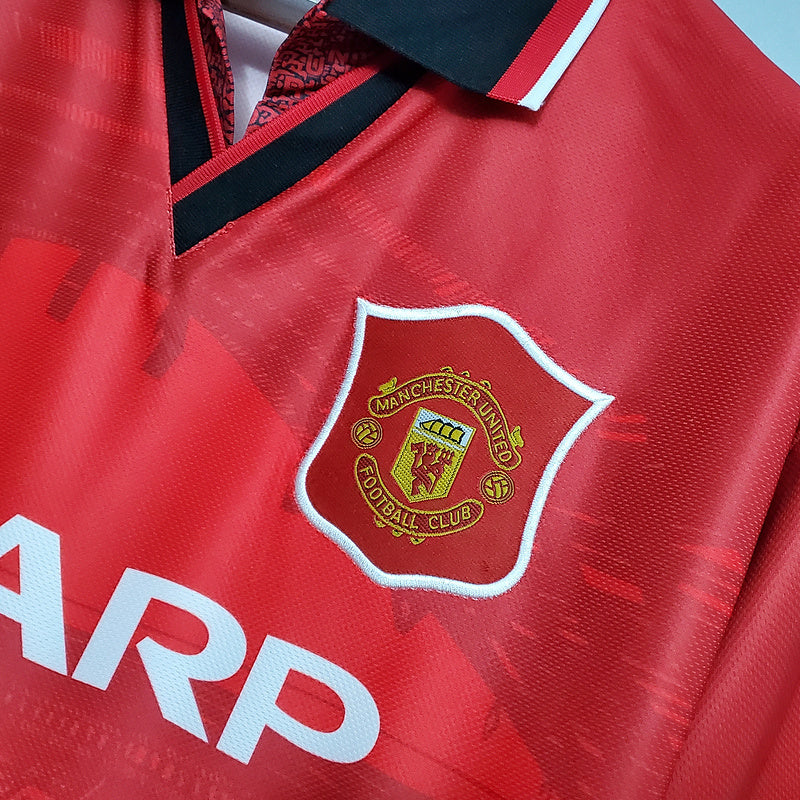 Camisa Manchester United Titular 94/96 - Retrô - Central das Camisas