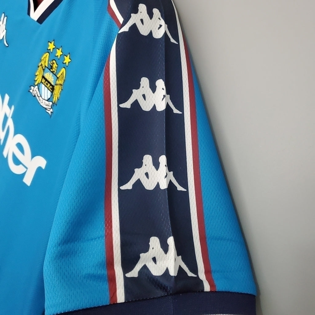 Camisa Manchester City Titular 97/99 - Azul