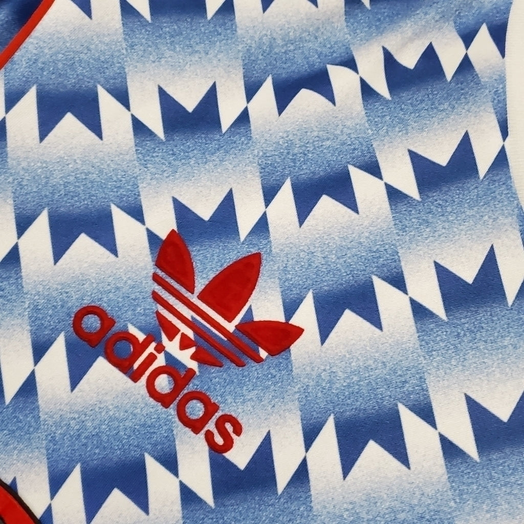 Camisa Manchester United Visitante 91/93 - Azul