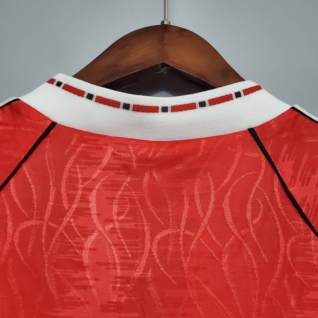 Camisa Manchester United Titular 90/92 - Vermelha