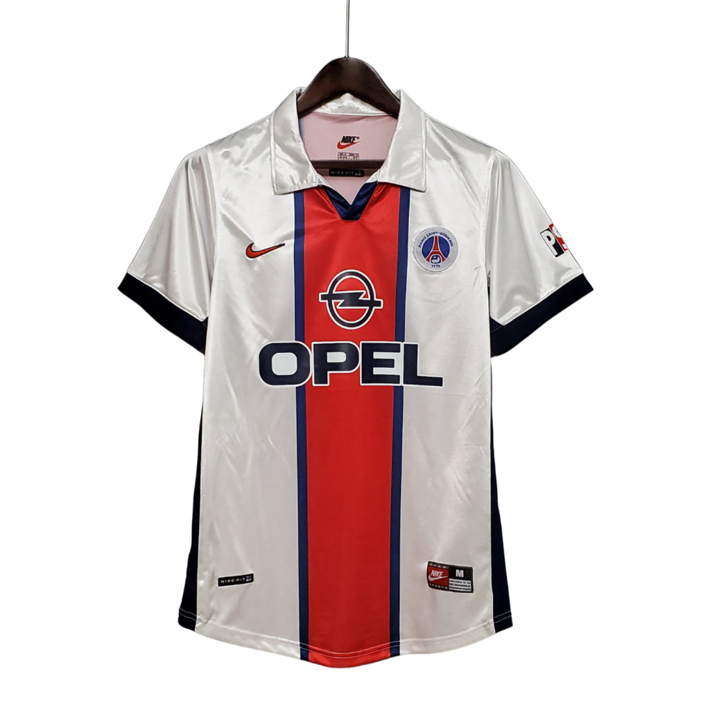 Camisa PSG Visitante 98/99 - Branca e Vermelha