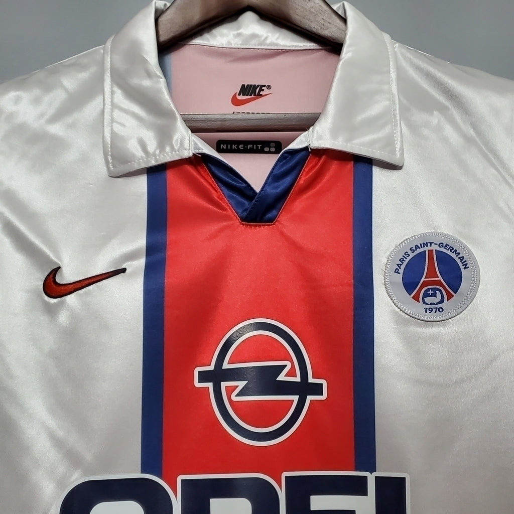 Camisa PSG Visitante 98/99 - Branca e Vermelha
