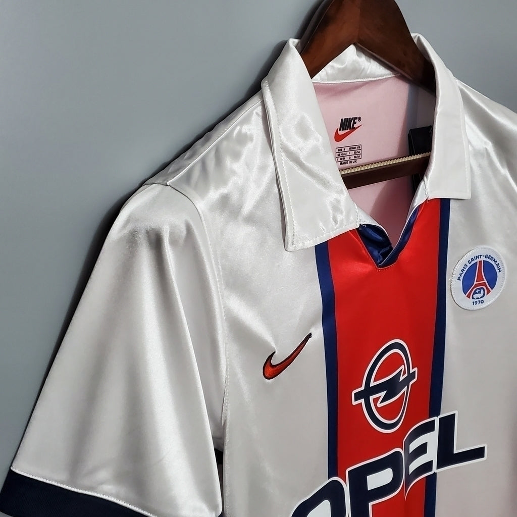 Camisa PSG Visitante 98/99 - Branca e Vermelha