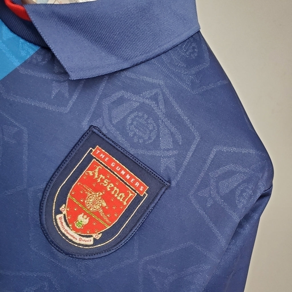 Camisa Arsenal Visitante 95/96 - Azul