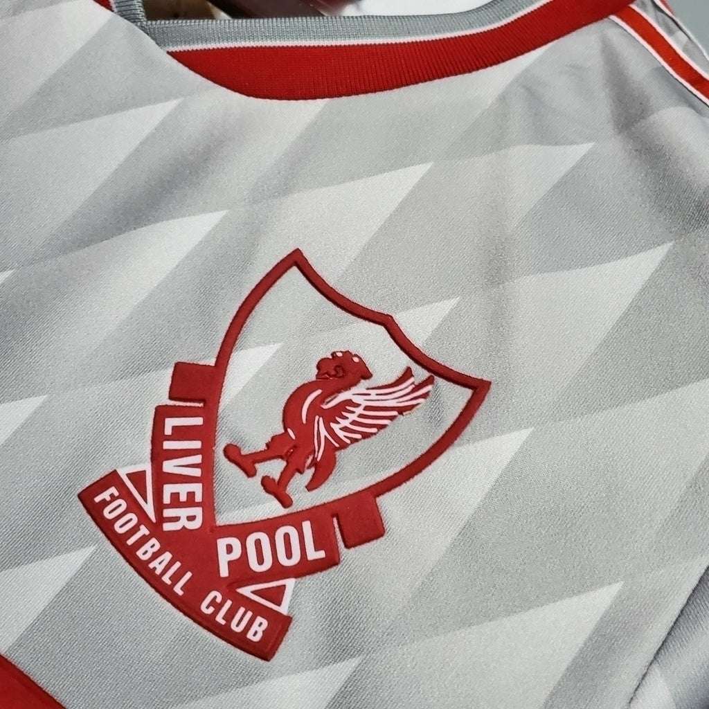 Camisa Liverpool Visitante 89/91 - Branca - Central das Camisas