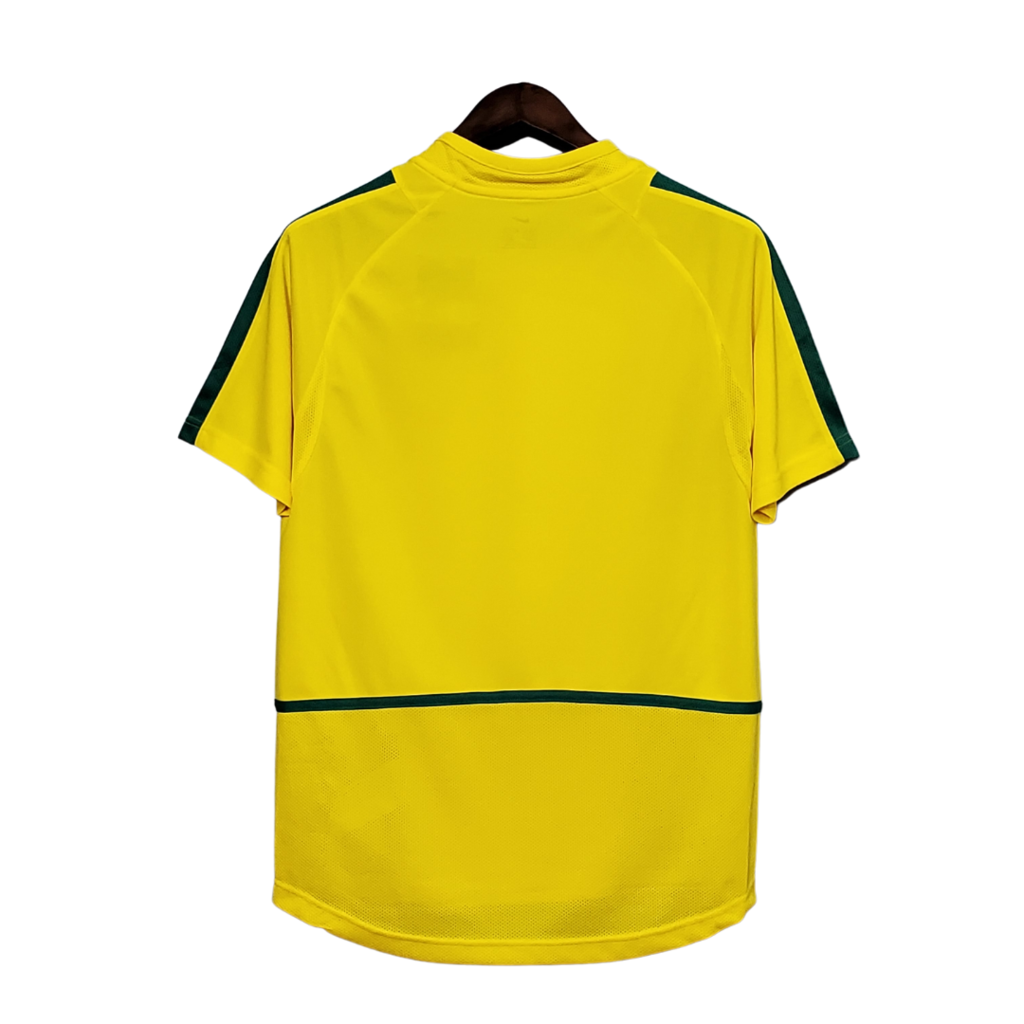 Camisa Brasil Titular 2002 - Amarela