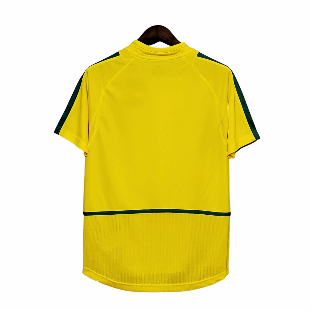 Camisa Brasil Titular 2002 - Amarela - Central das Camisas