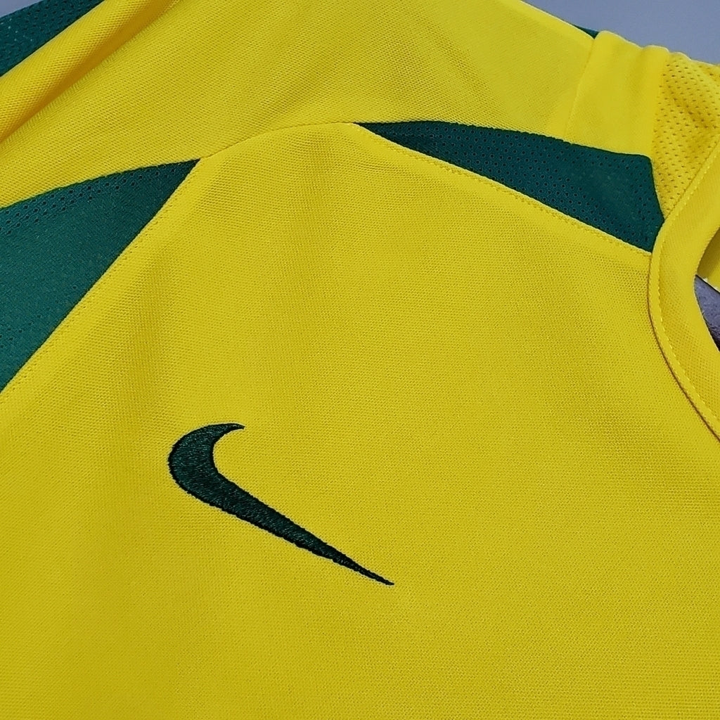 Camisa Brasil Titular 2002 - Amarela