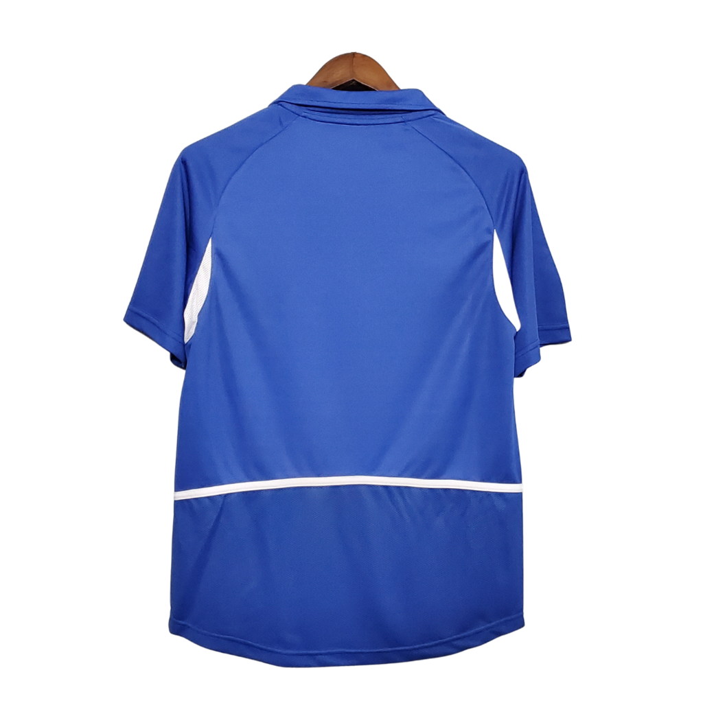 Camisa Brasil Visitante 2002 - Azul