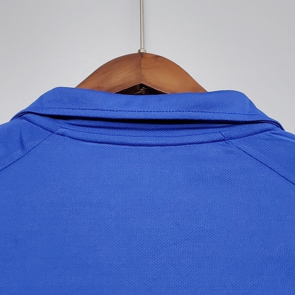 Camisa Brasil Visitante 2002 - Azul