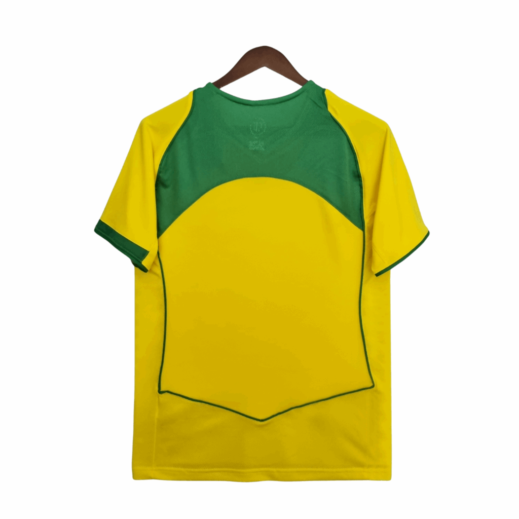 Camisa Brasil Titular 2004 - Amarela - Central das Camisas