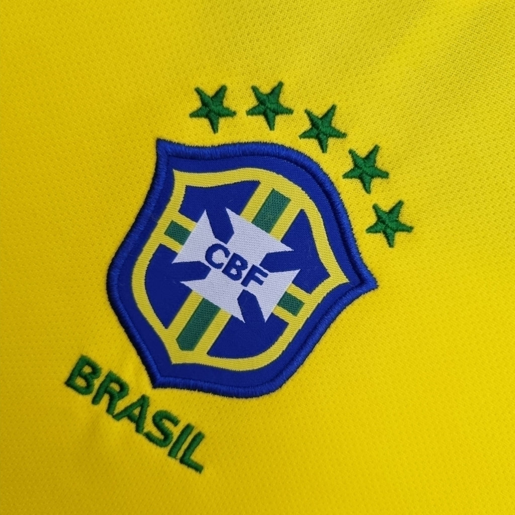 Camisa Brasil Titular 2004 - Amarela