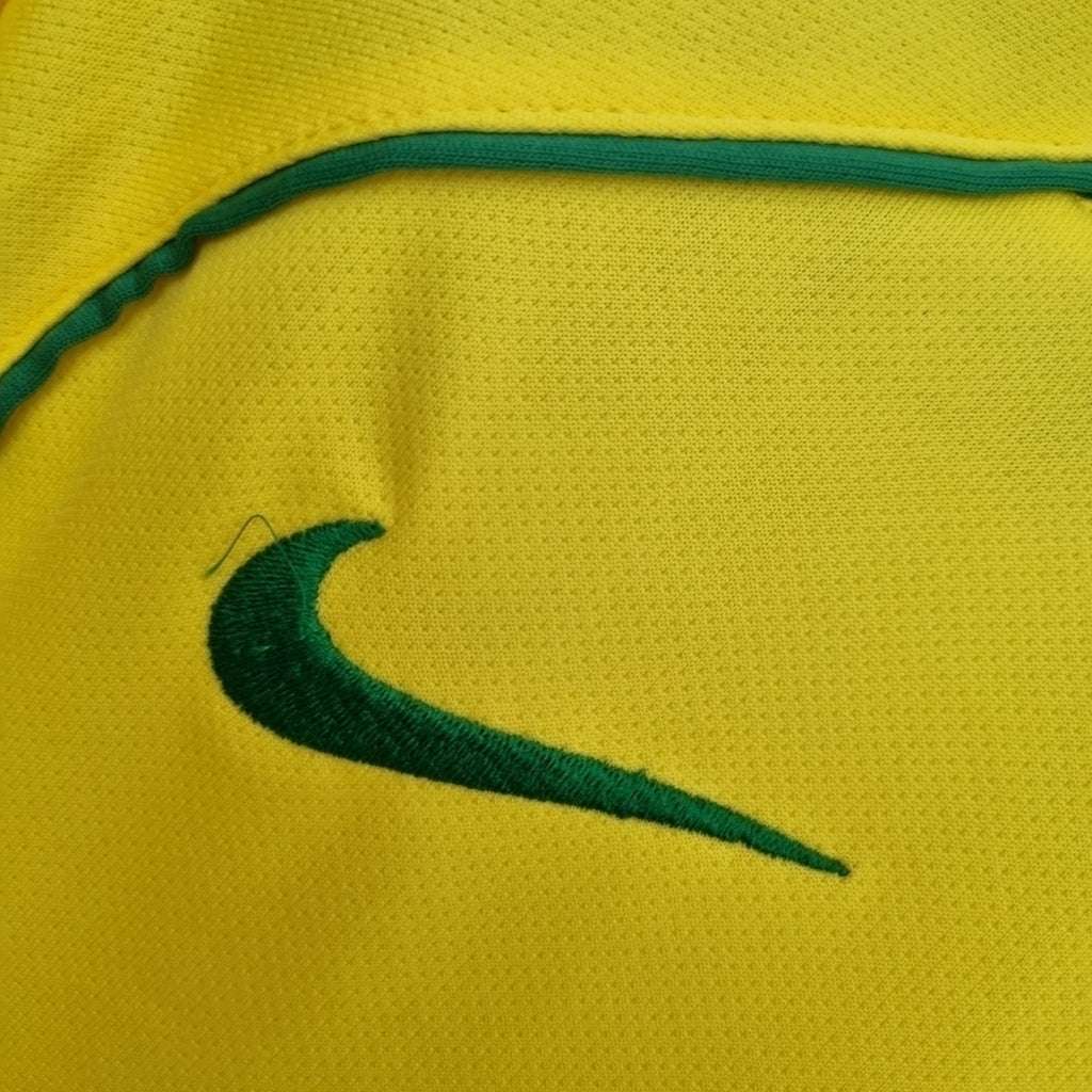 Camisa Brasil Titular 2004 - Amarela - Central das Camisas