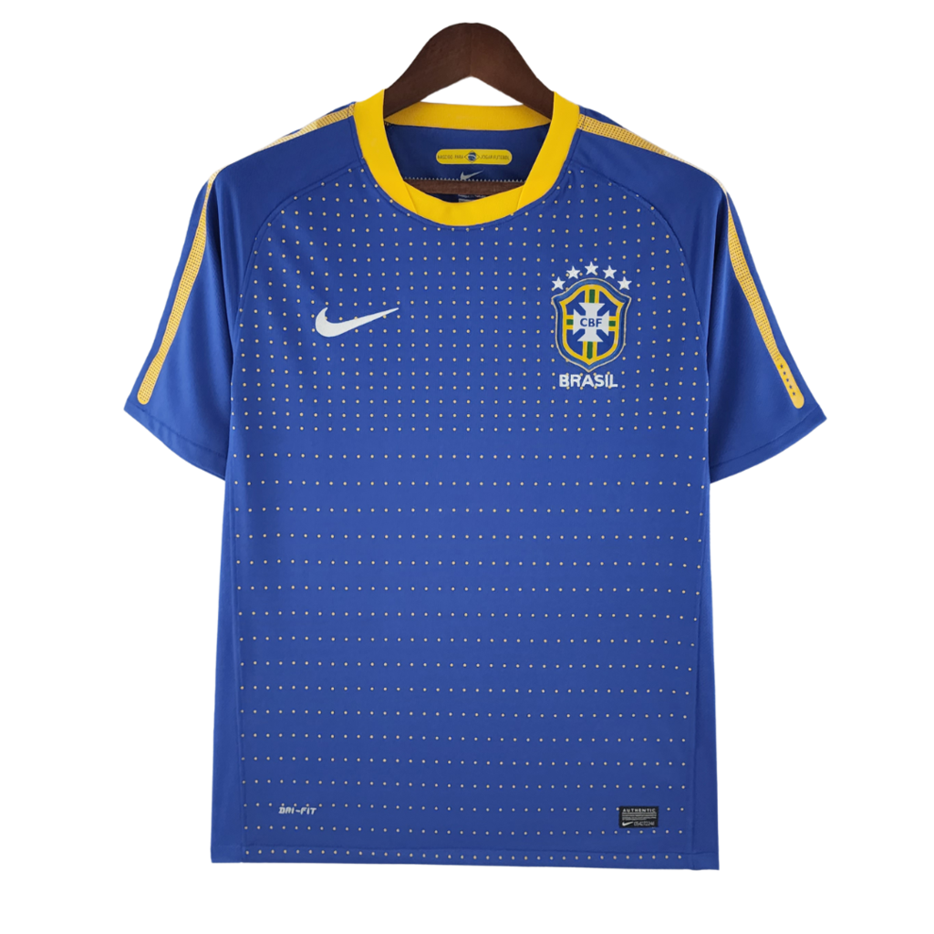 Camisa Brasil Visitante 2010 - Retrô