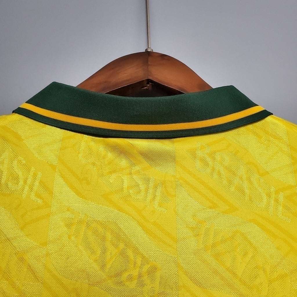 Camisa Brasil Titular 91/93 - Amarela - Central das Camisas