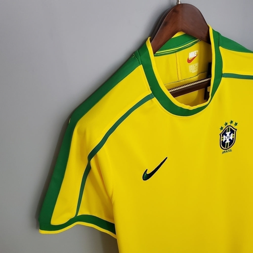 Camisa Brasil Titular 1998 - Amarela