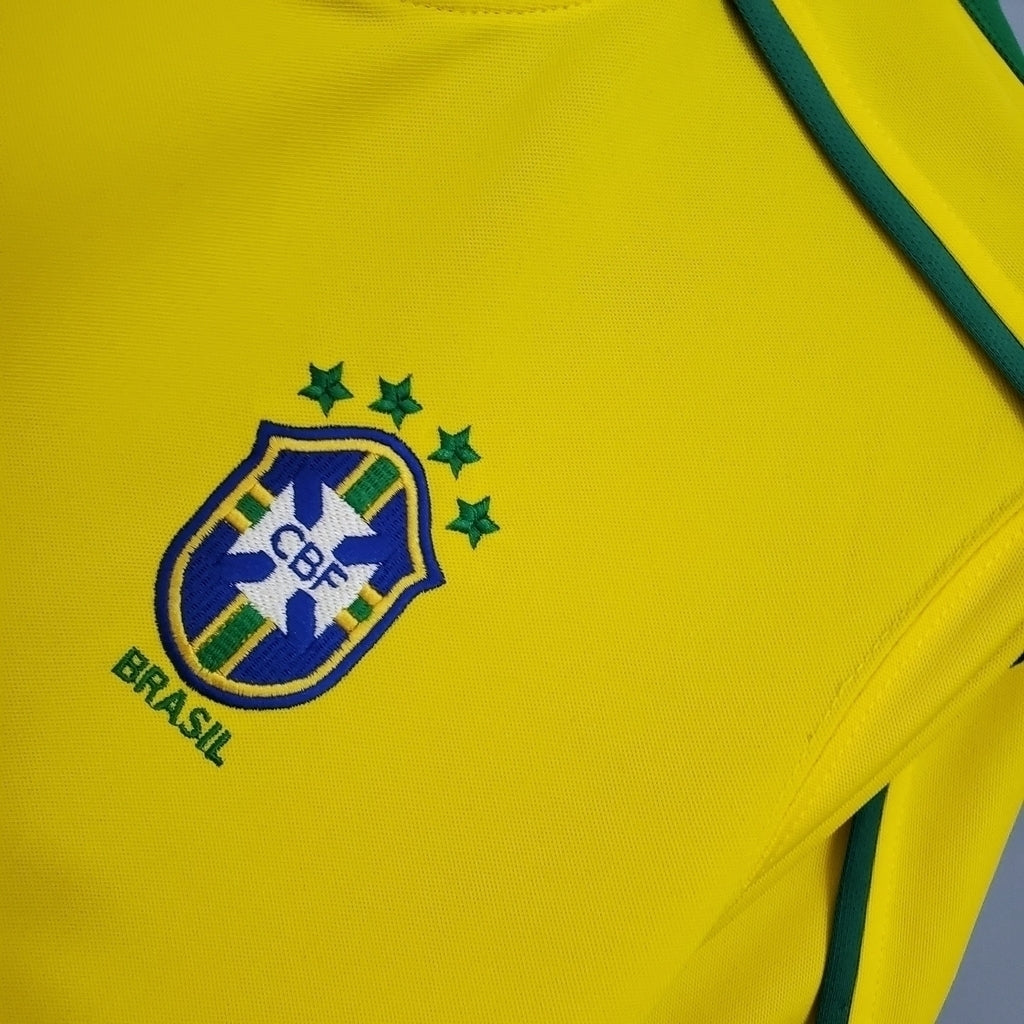 Camisa Brasil Titular 1998 - Amarela
