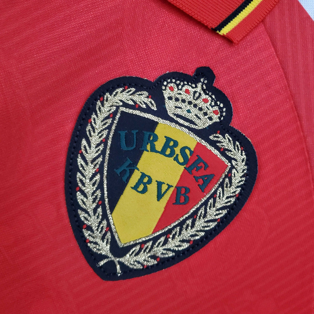 Camisa Bélgica Titular 1995 - Retrô - Central das Camisas