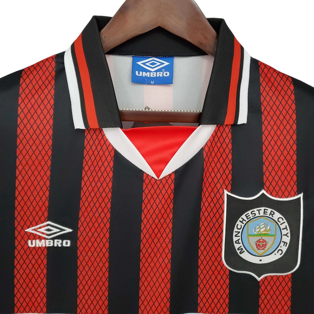 Camisa Manchester City Visitante 94/96 - Retrô - Central das Camisas