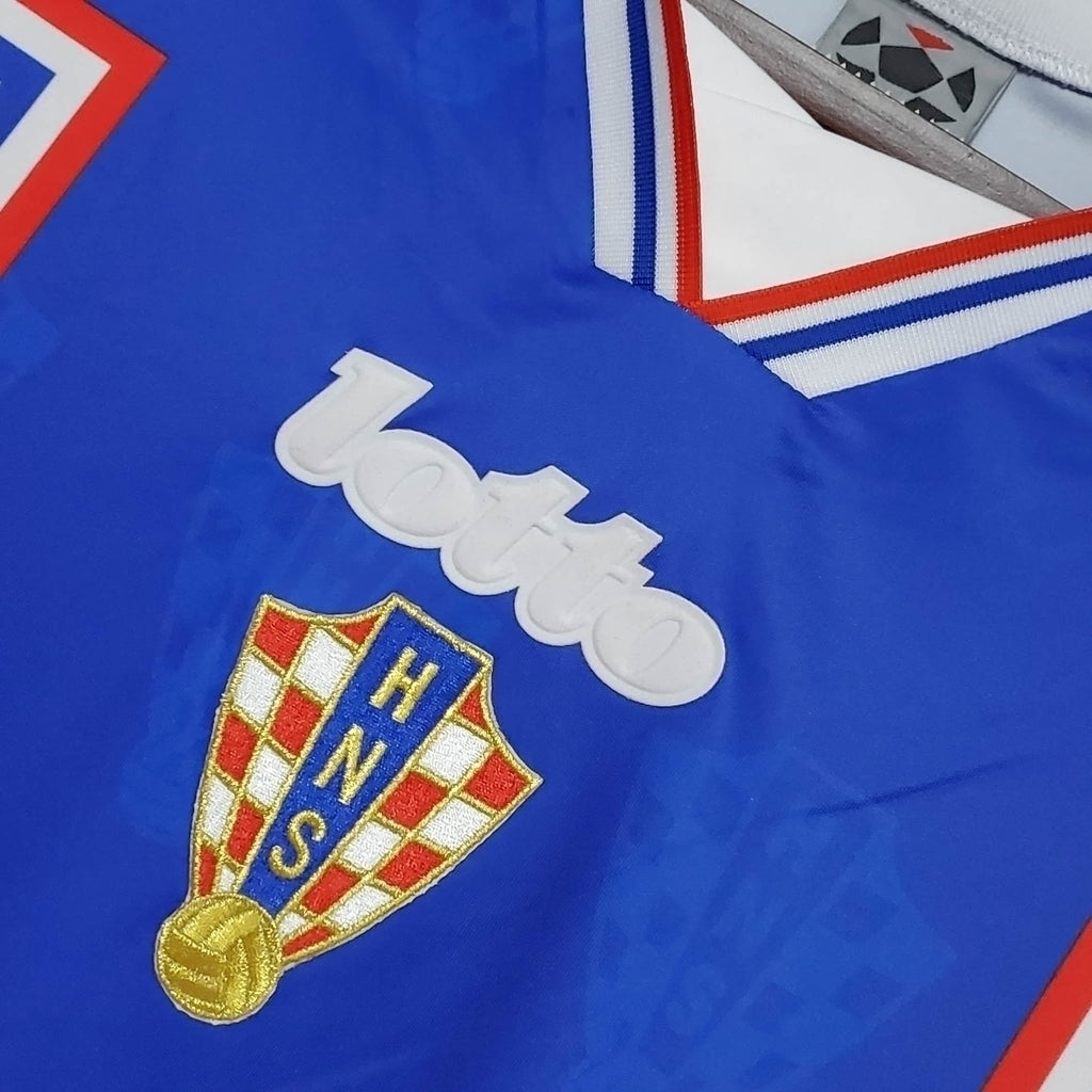 Camisa Croácia Titular 1998 - Retrô - Central das Camisas