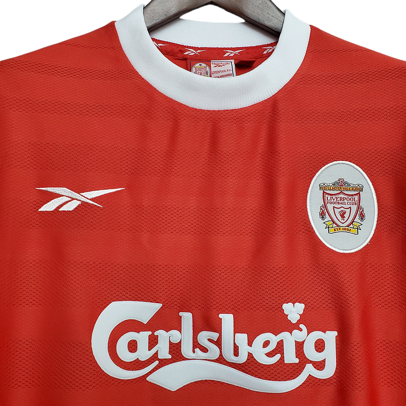 Camisa Liverpool Titular 1998 - Retrô - Central das Camisas