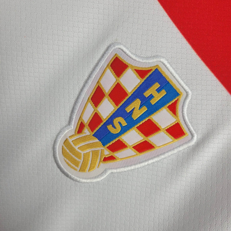 Camisa Croácia Titular 24/25 - Torcedor - Central das Camisas