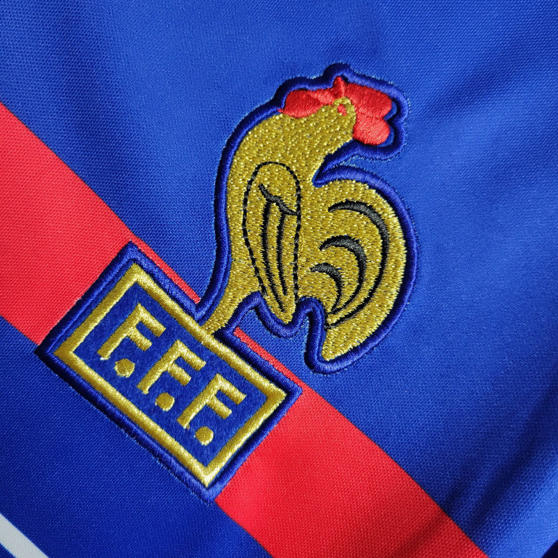 Camisa França Titular 84/86 - Retrô - Central das Camisas
