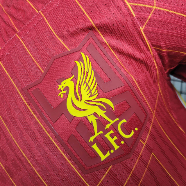 Camisa  Liverpool Titular 24/25 - Jogador - Central das Camisas