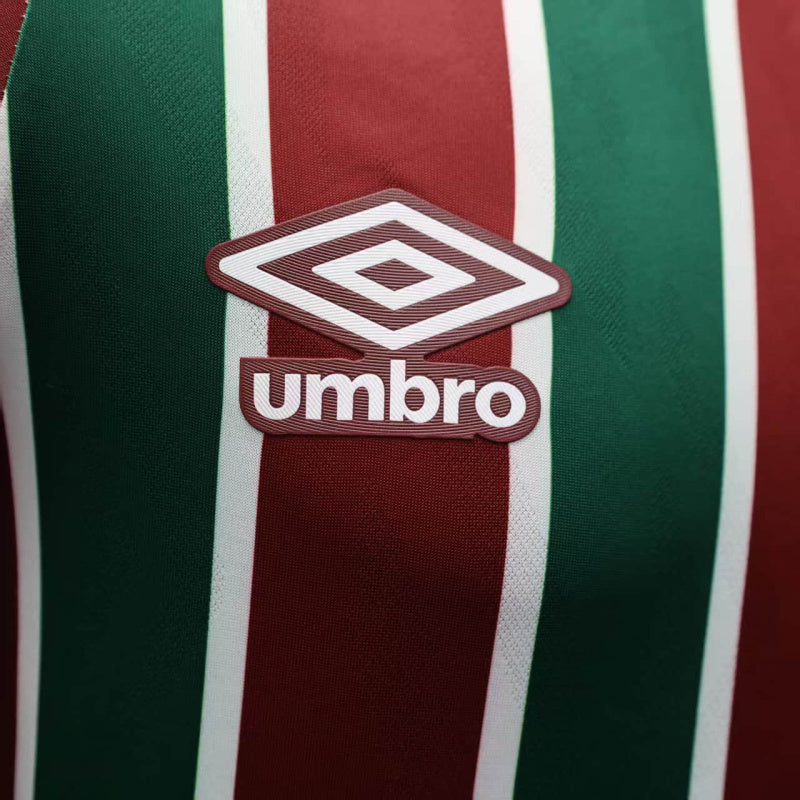 Camisa Fluminense I 25/26 - Jogador Masculina - Tricolor - Central das Camisas