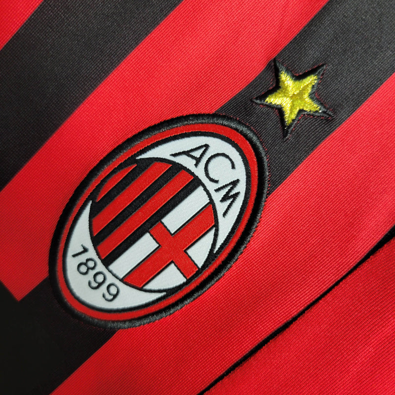 Camisa AC Milan Titular 07/08 - Retrô - Central das Camisas