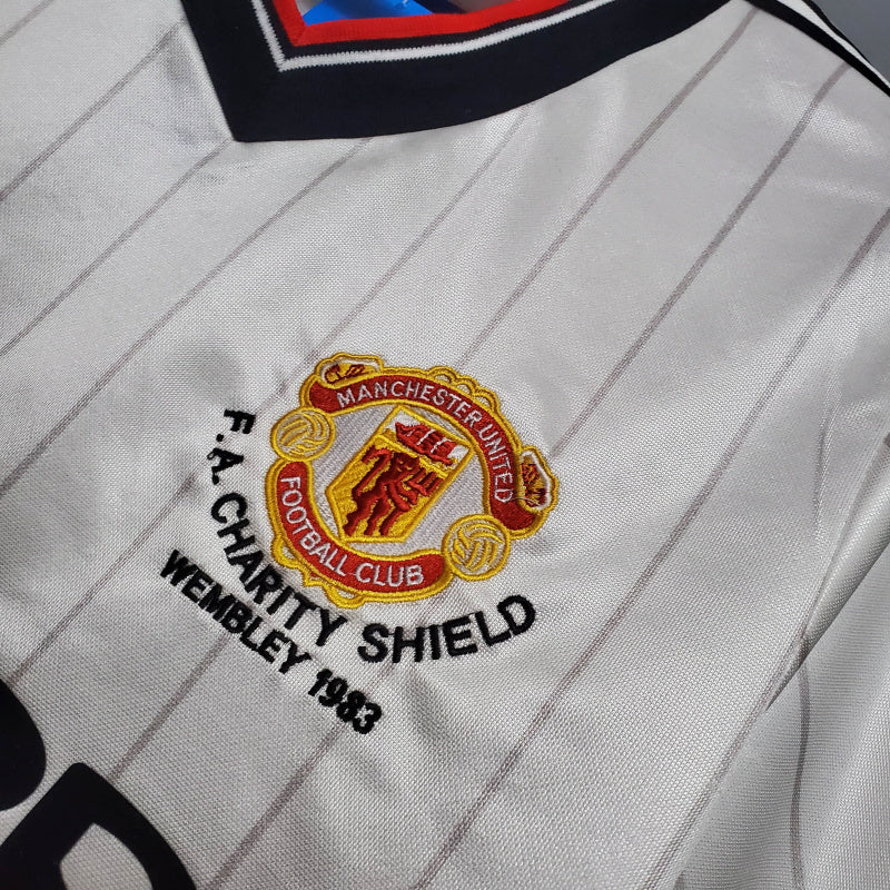 Camisa Manchester United Visitante 1983 - Retrô - Central das Camisas